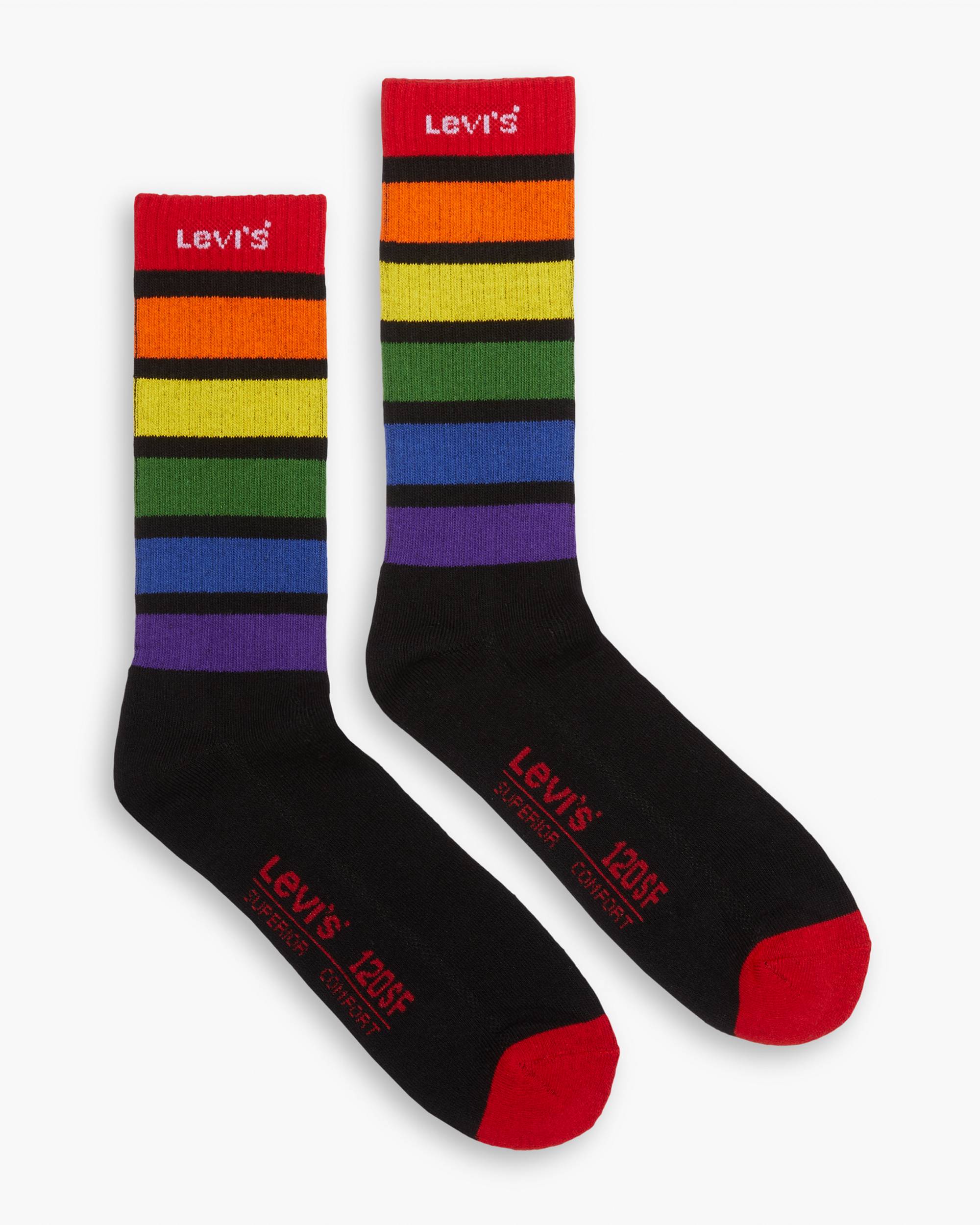 Levi's® Pride 2 Pack Regular Cut Socks 2