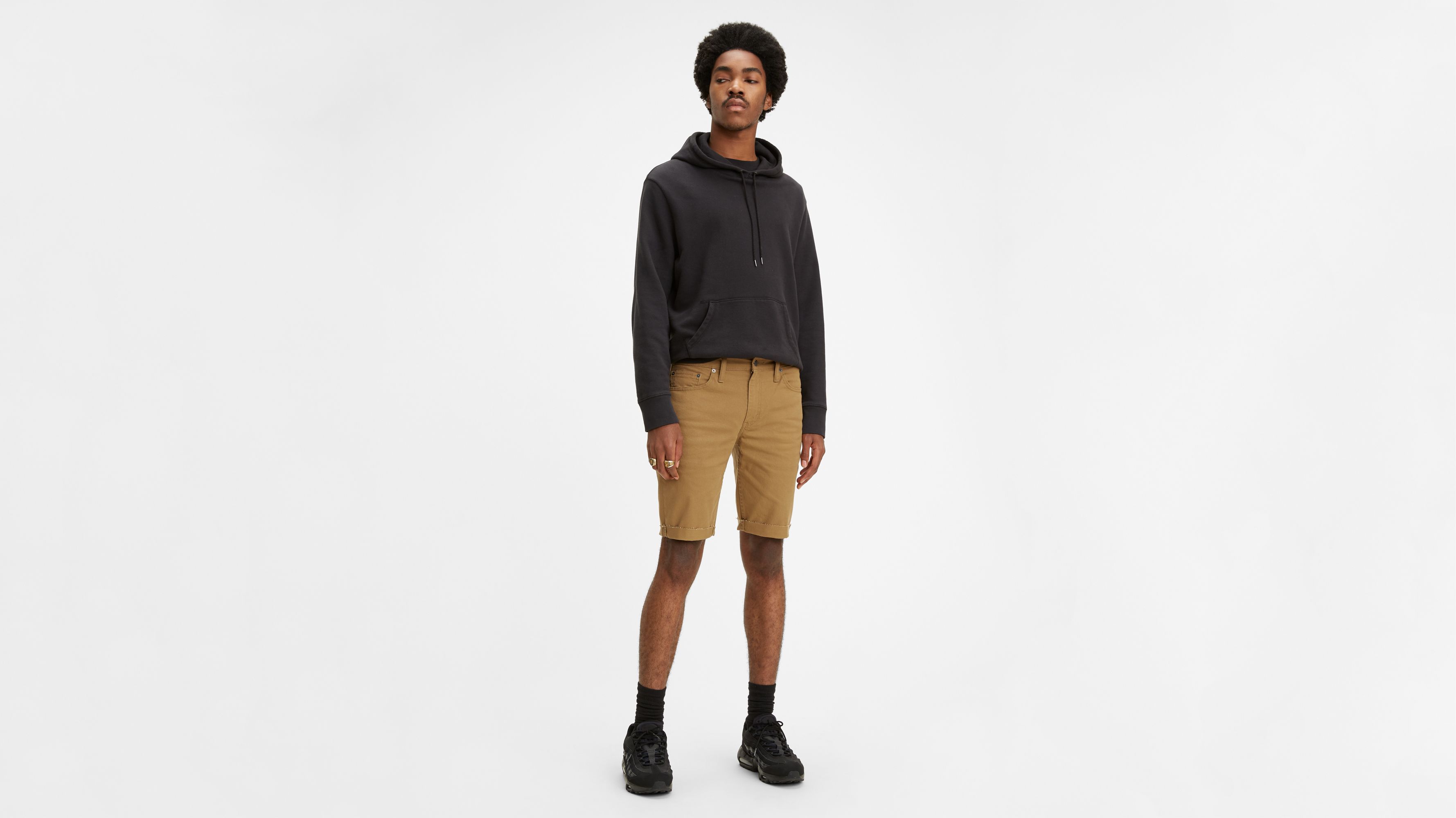 levi's khaki shorts