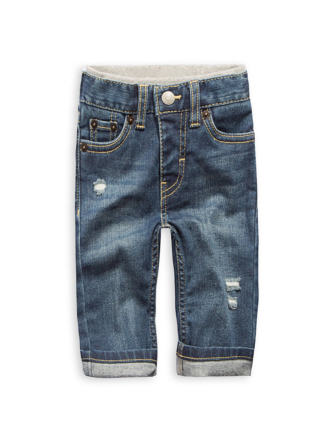 Murphy Pull-on Straight Fit Baby Jeans 12-24m - Dark Wash | Levi's® US