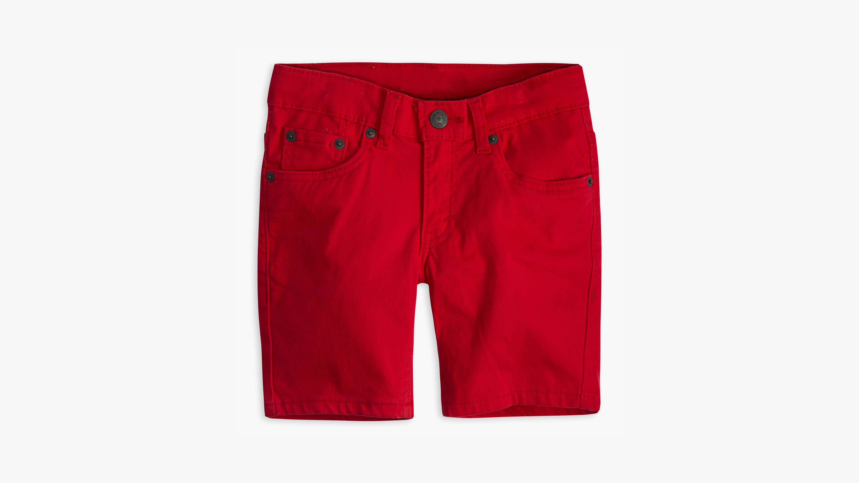 Big Boys 8-20 511™ Slim Sueded Shorts - Red | Levi's® US