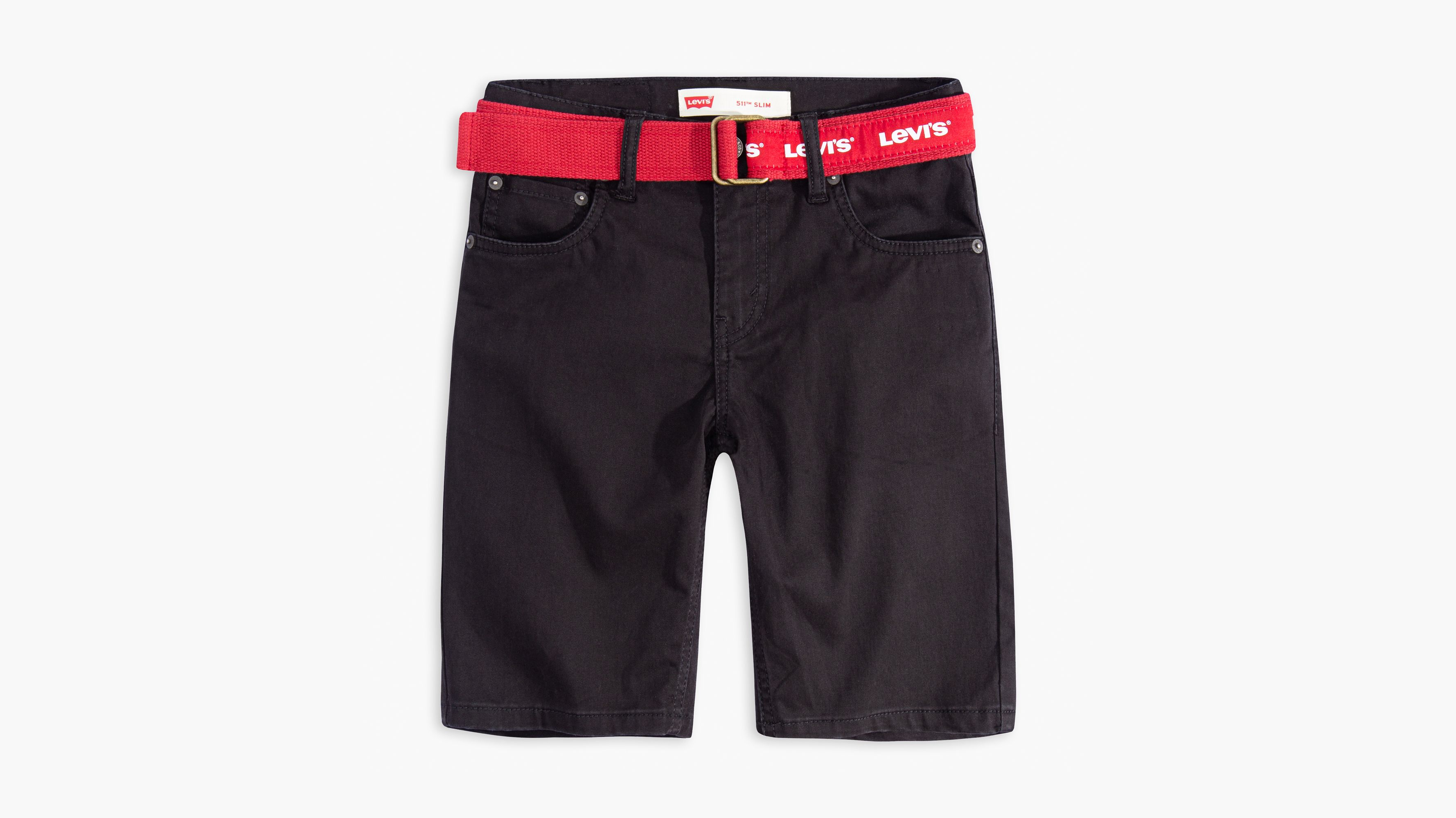 levis 511 shorts black