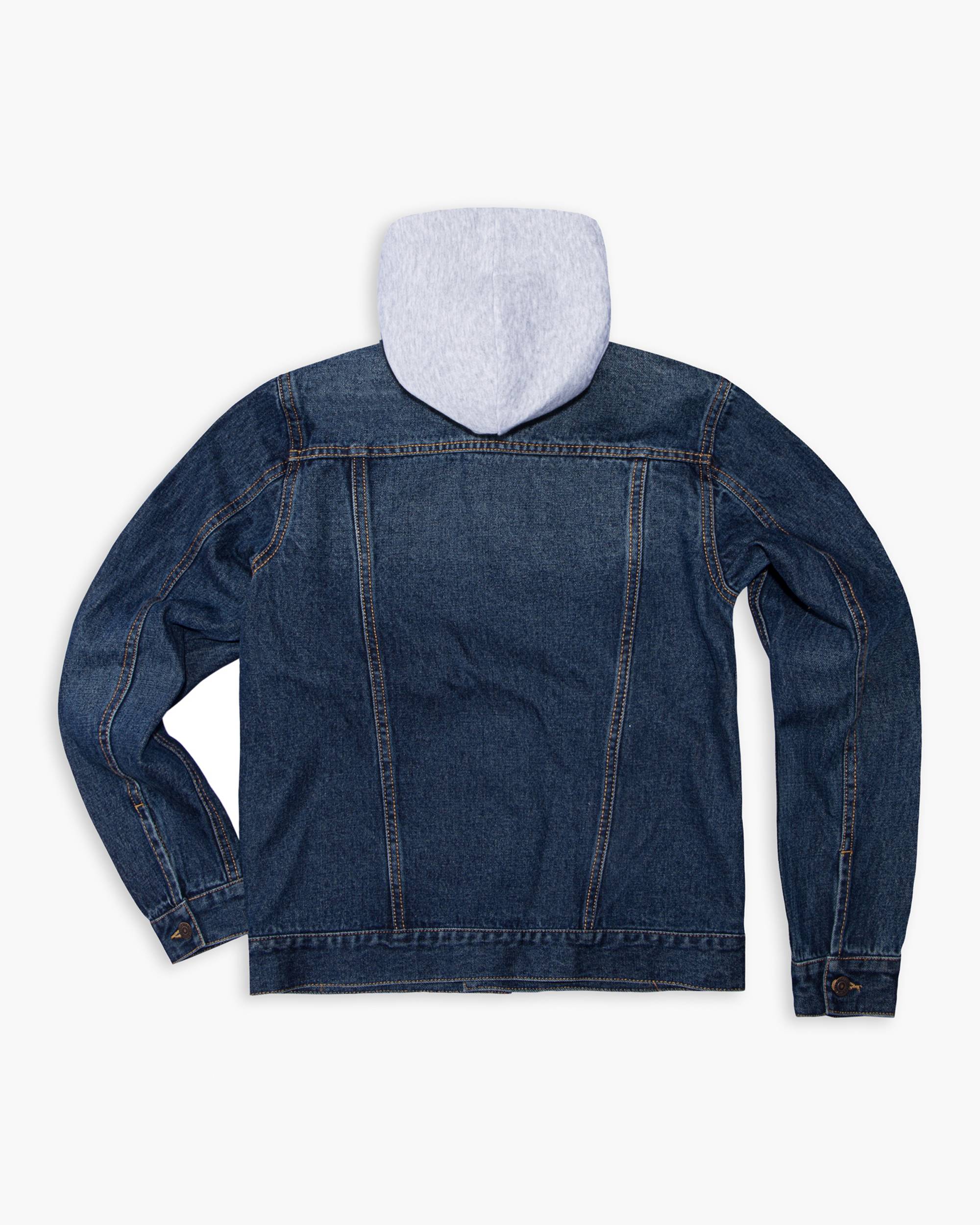 Big Boys S-XL Hooded Hybrid Trucker Jacket 2