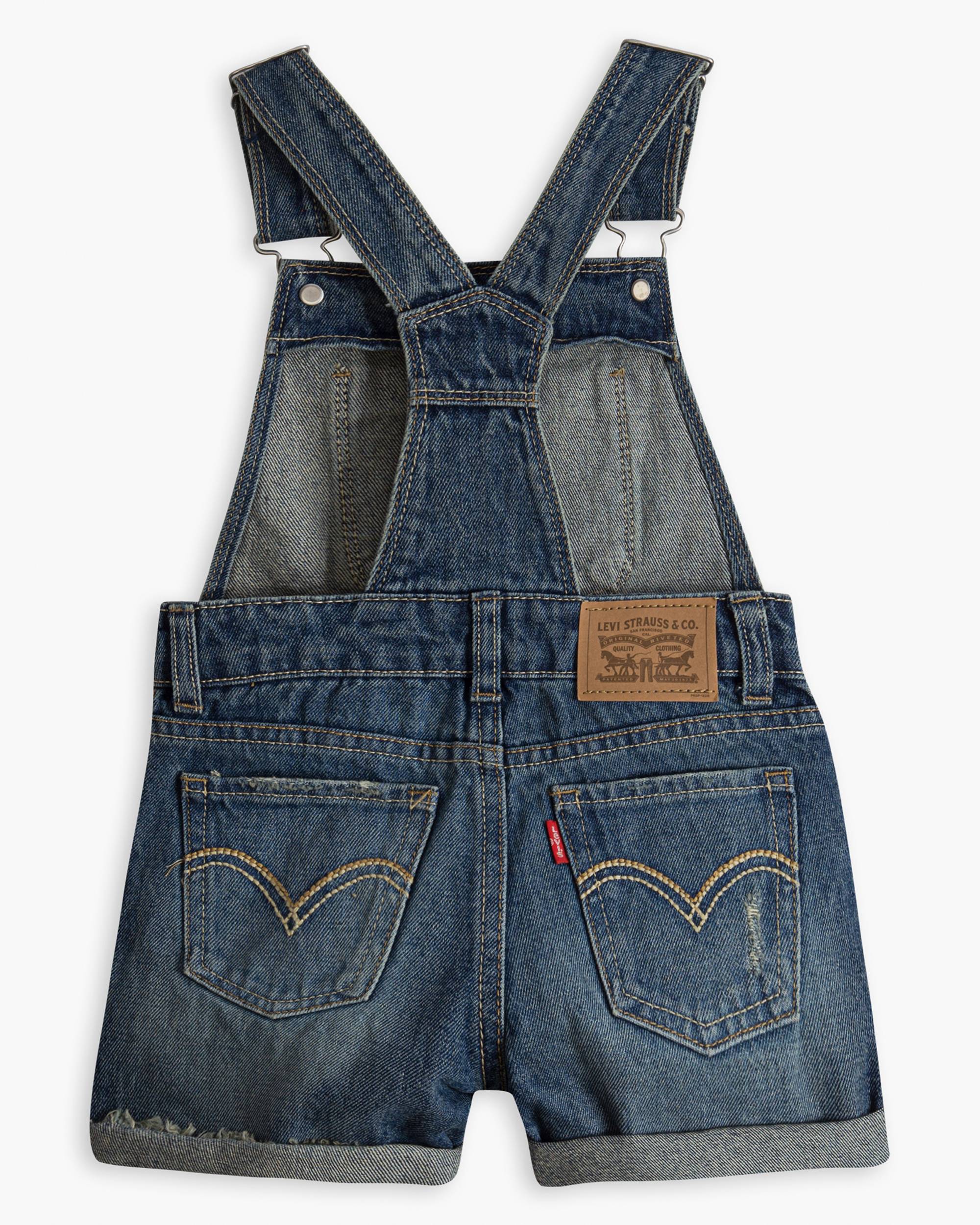 Denim Shortalls Toddler Girls 2T-4T 2