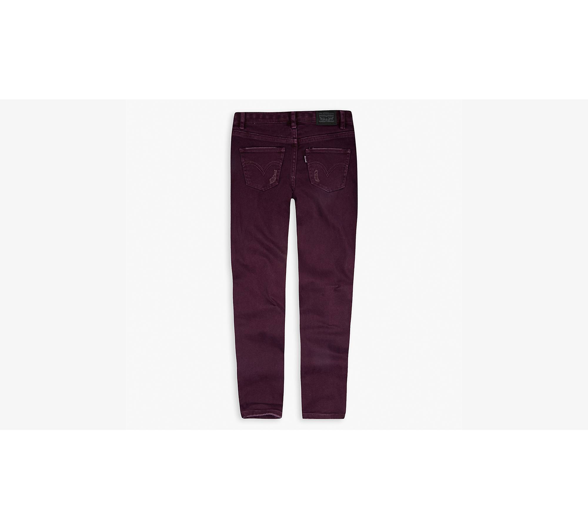710 Super Skinny Color Big Girls Jeans 7-16 - Purple | Levi's® US