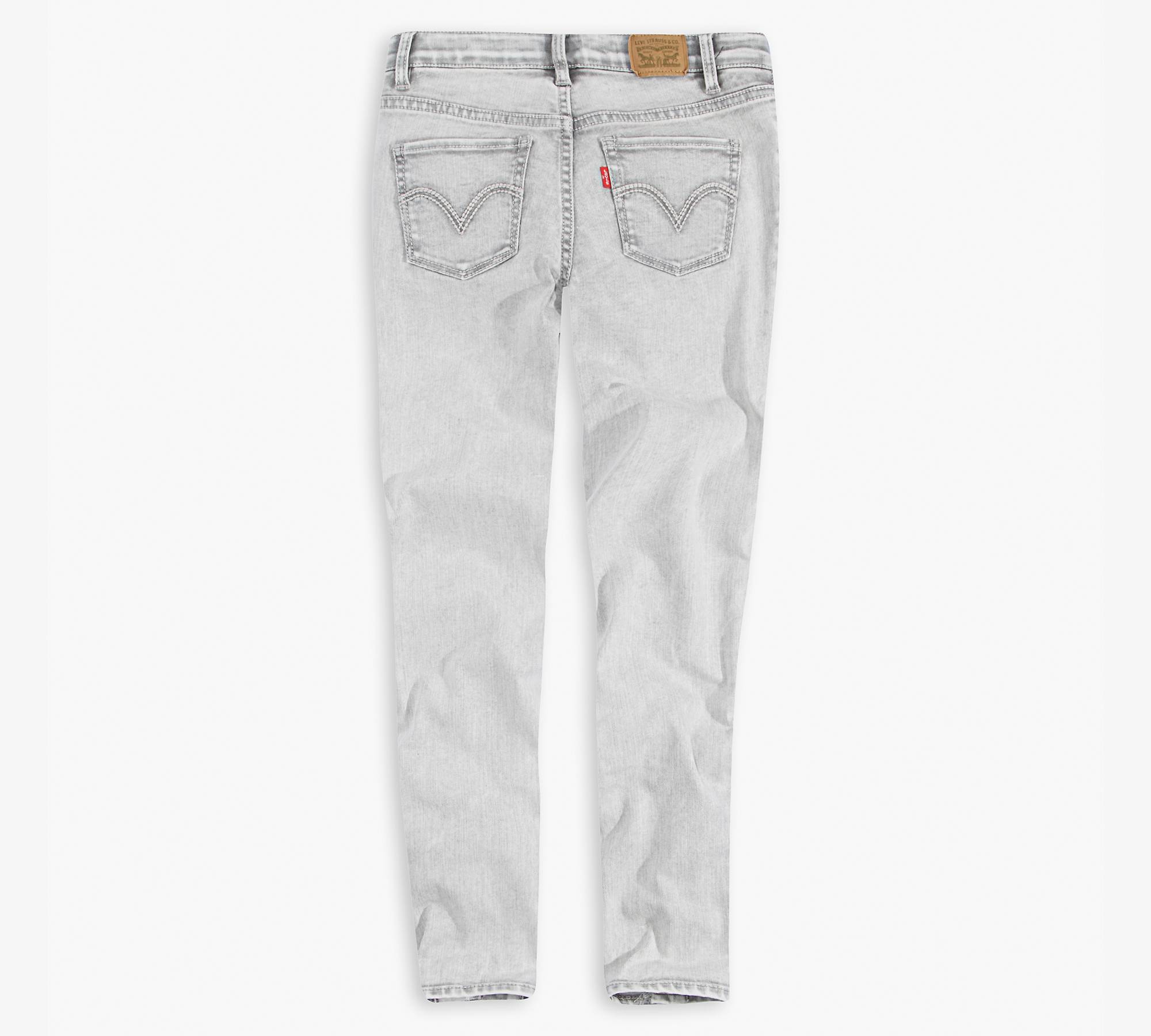 710 Super Skinny Little Girls Jeans 4-6x - Grey | Levi's® US