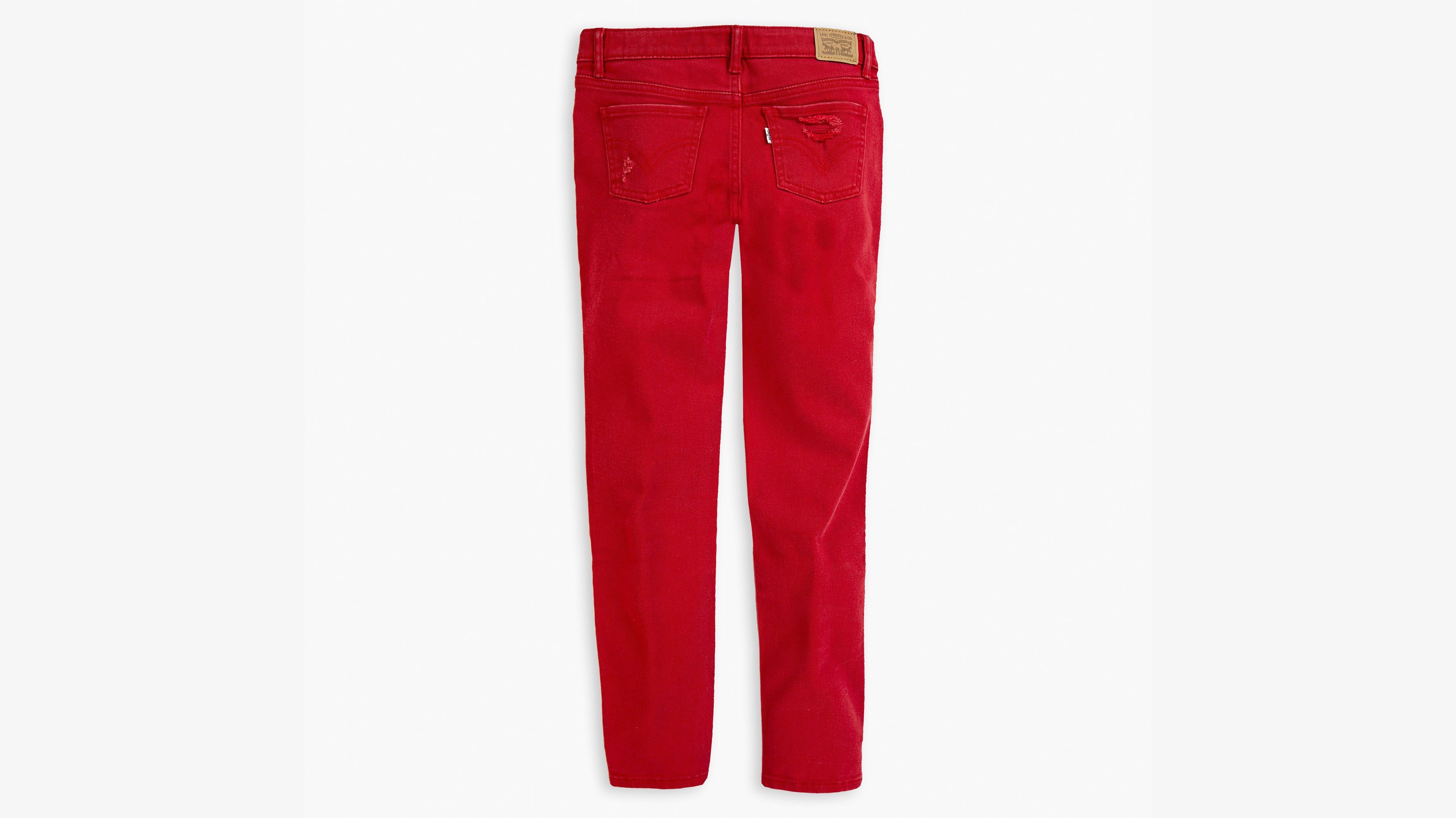 710 Super Skinny Big Girls Jeans 7-16 - Red | Levi's® US