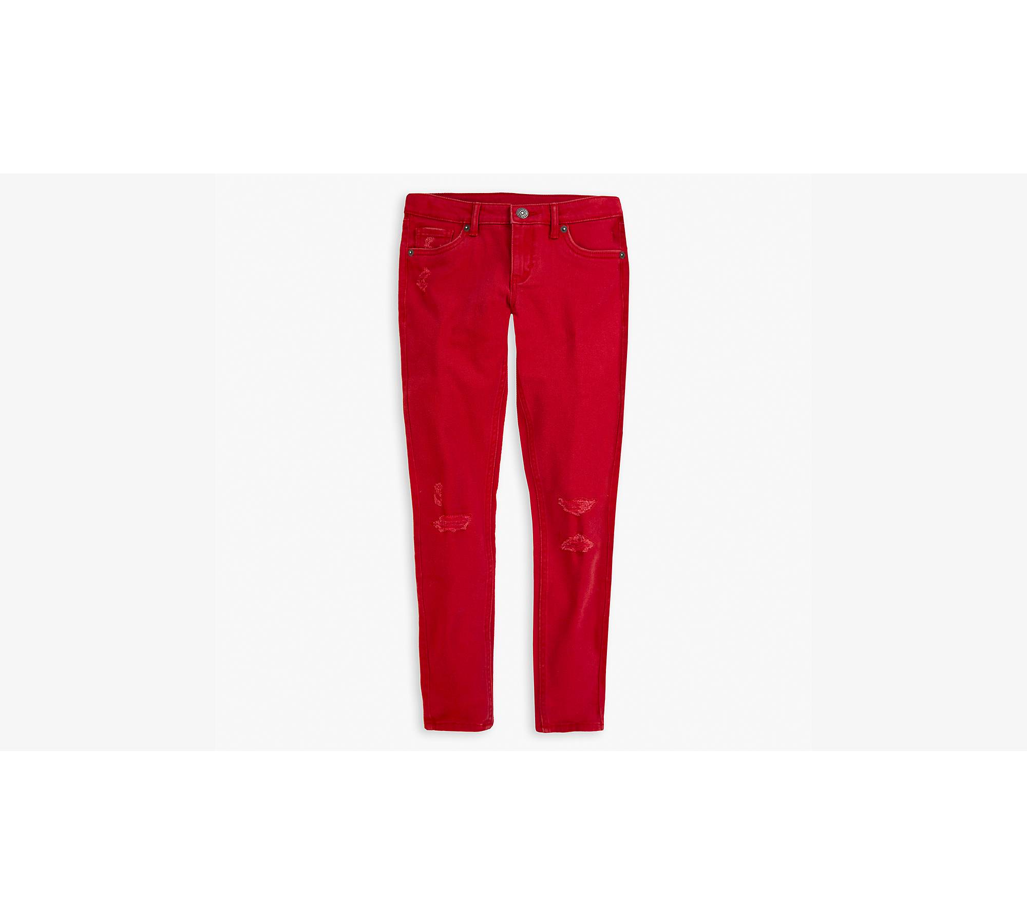 710 Super Skinny Big Girls Jeans 7-16 - Red | Levi's®