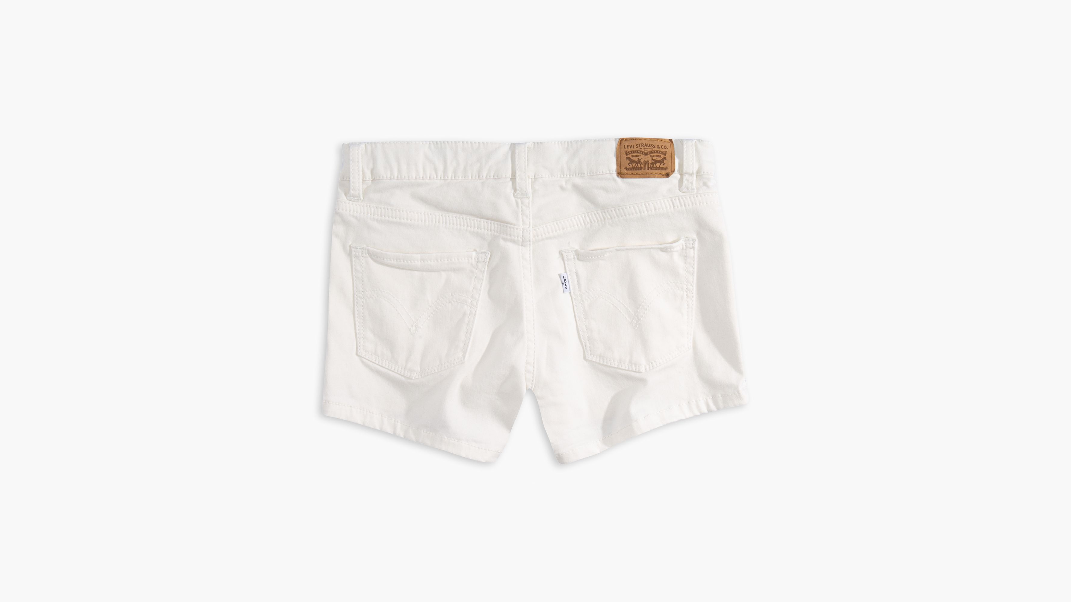 White levi outlet shorts