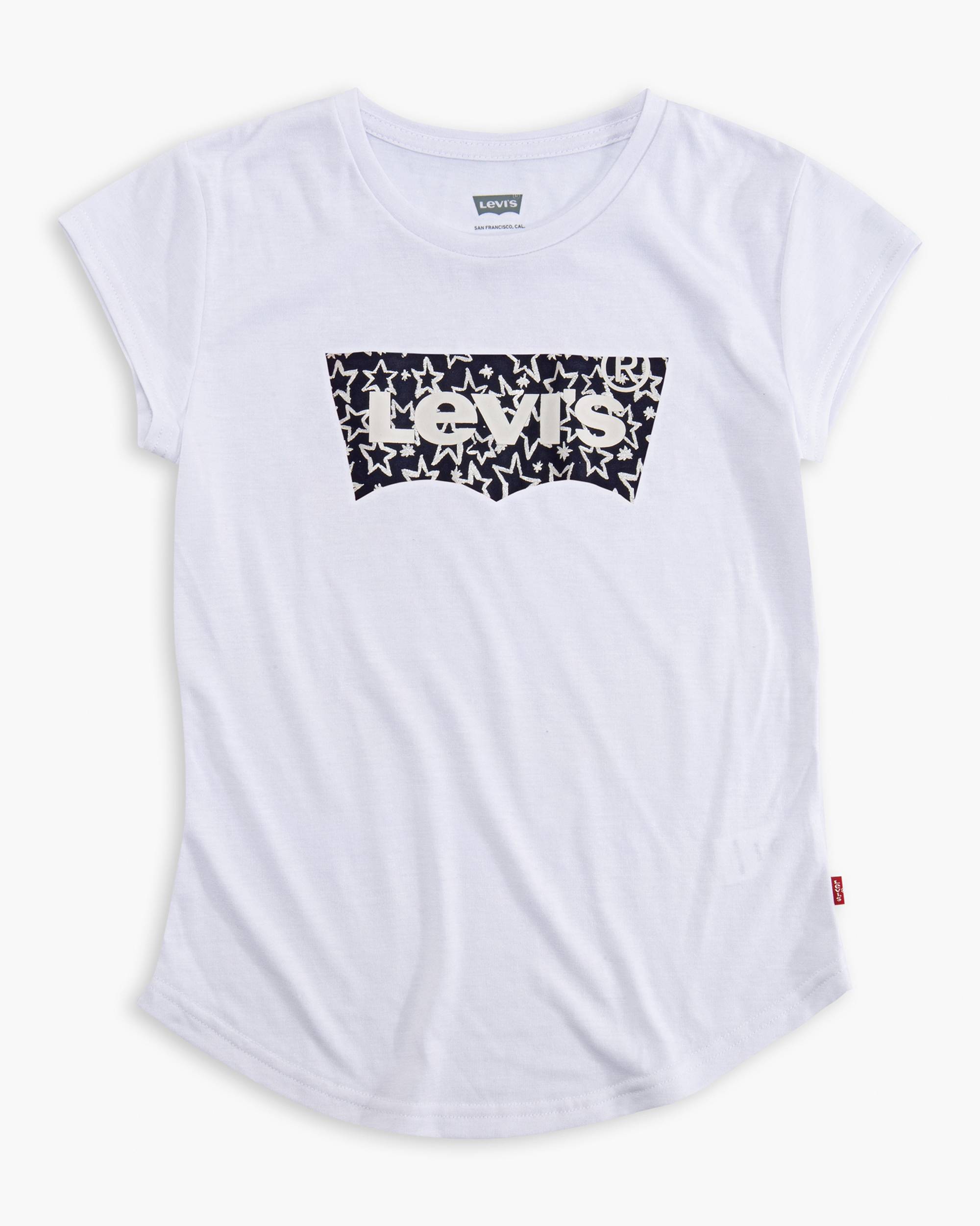 Big Girls Levi's® Pattern Logo Tee Shirt 1