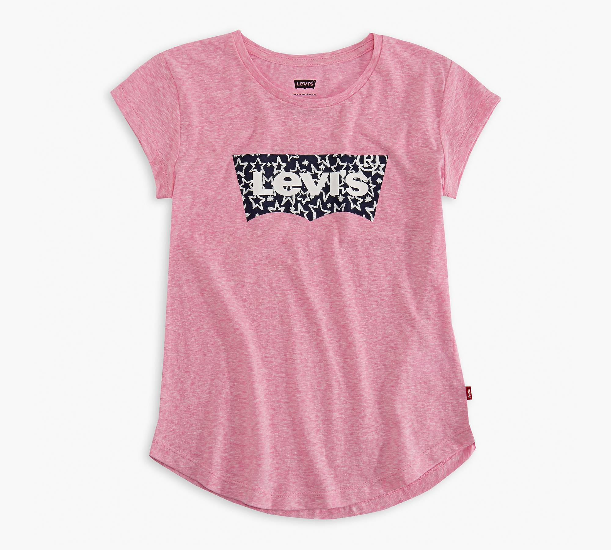 Big Girls Levi's® Pattern Logo Tee Shirt 1