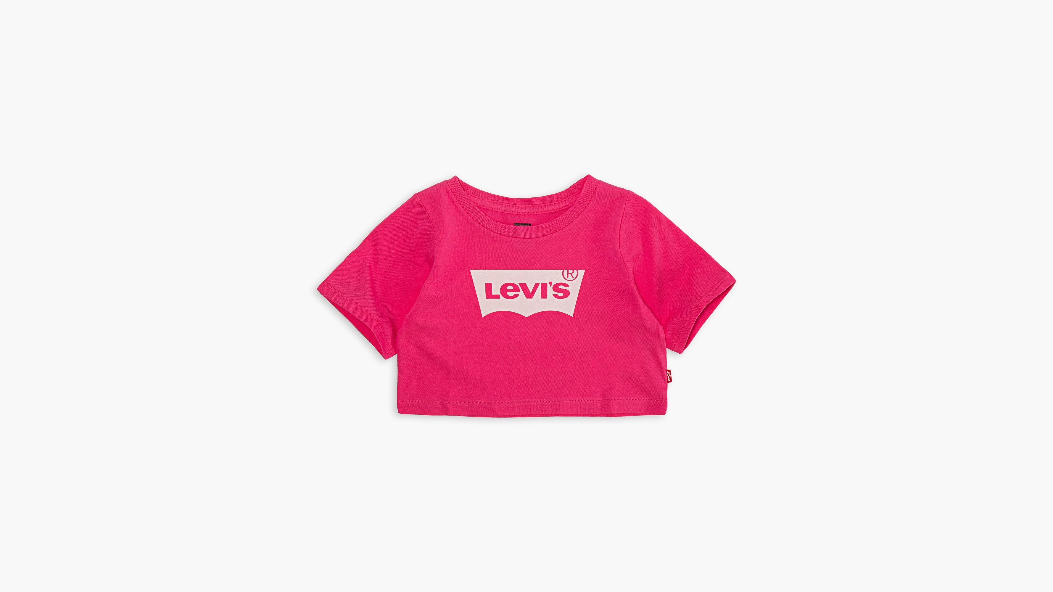 t shirt levis crop top