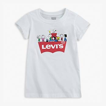 Little Girls 4-6x Levi's® x Peanuts Logo Tee Shirt 1