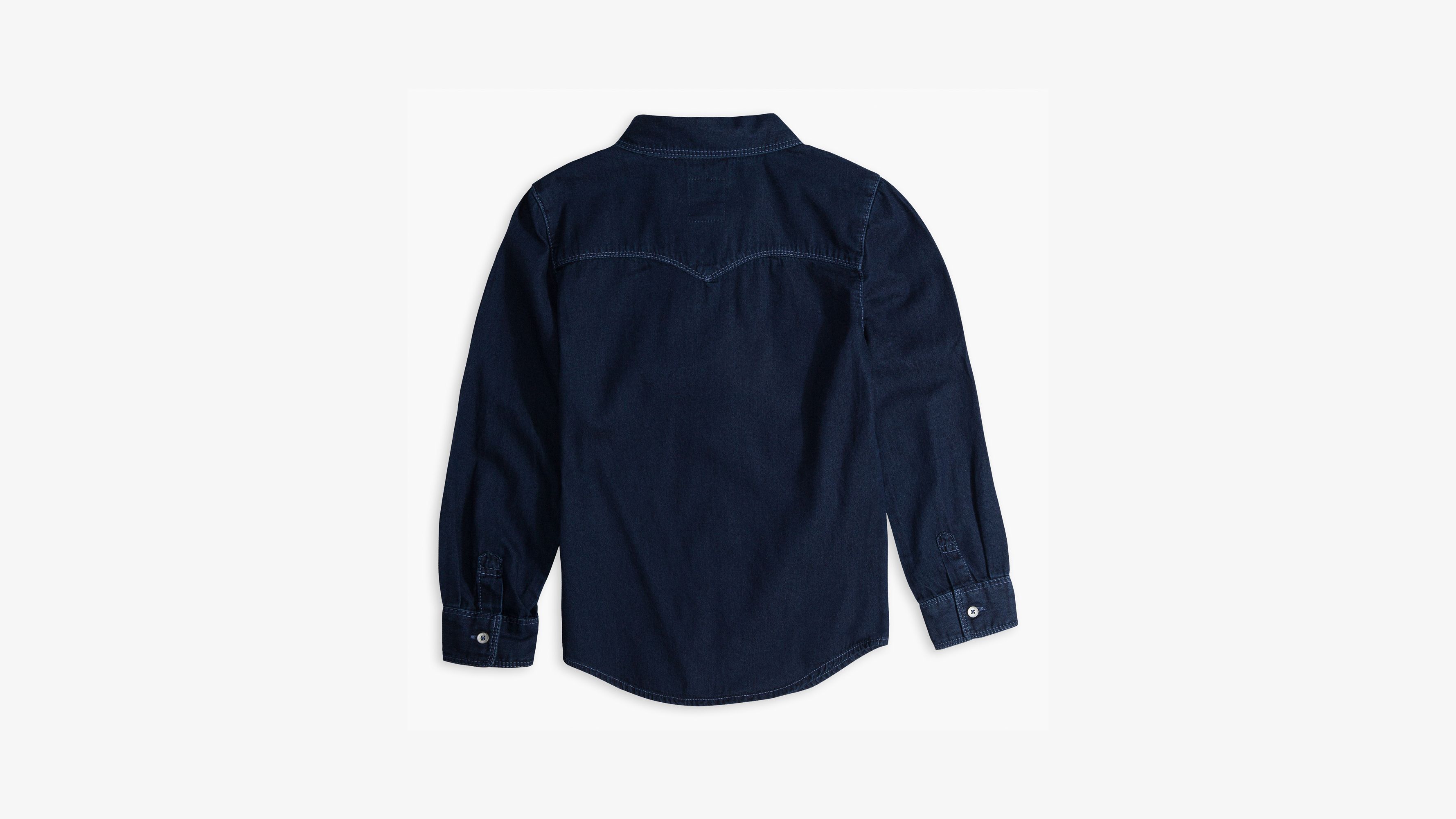 Big Girls Denim Western Shirt - Black | Levi's® US