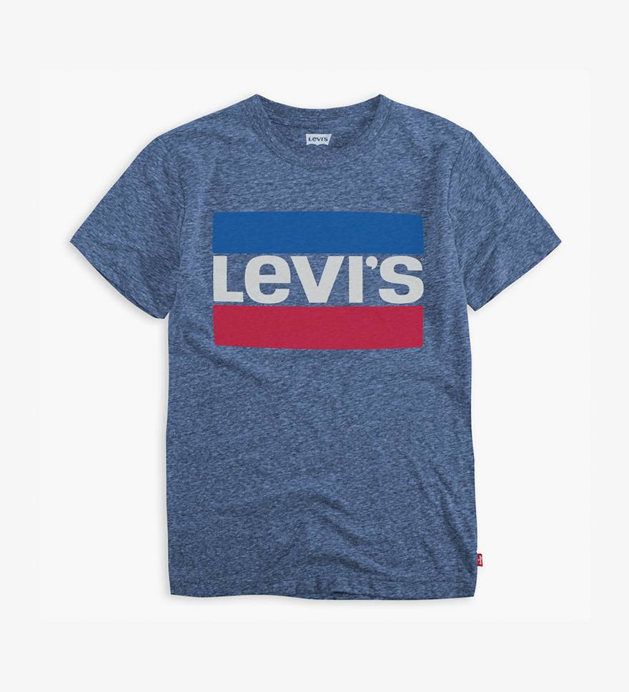 Little Boys 4-7x Sportswear Logo Graphic Tee Shirt - Blue | Levi's® US