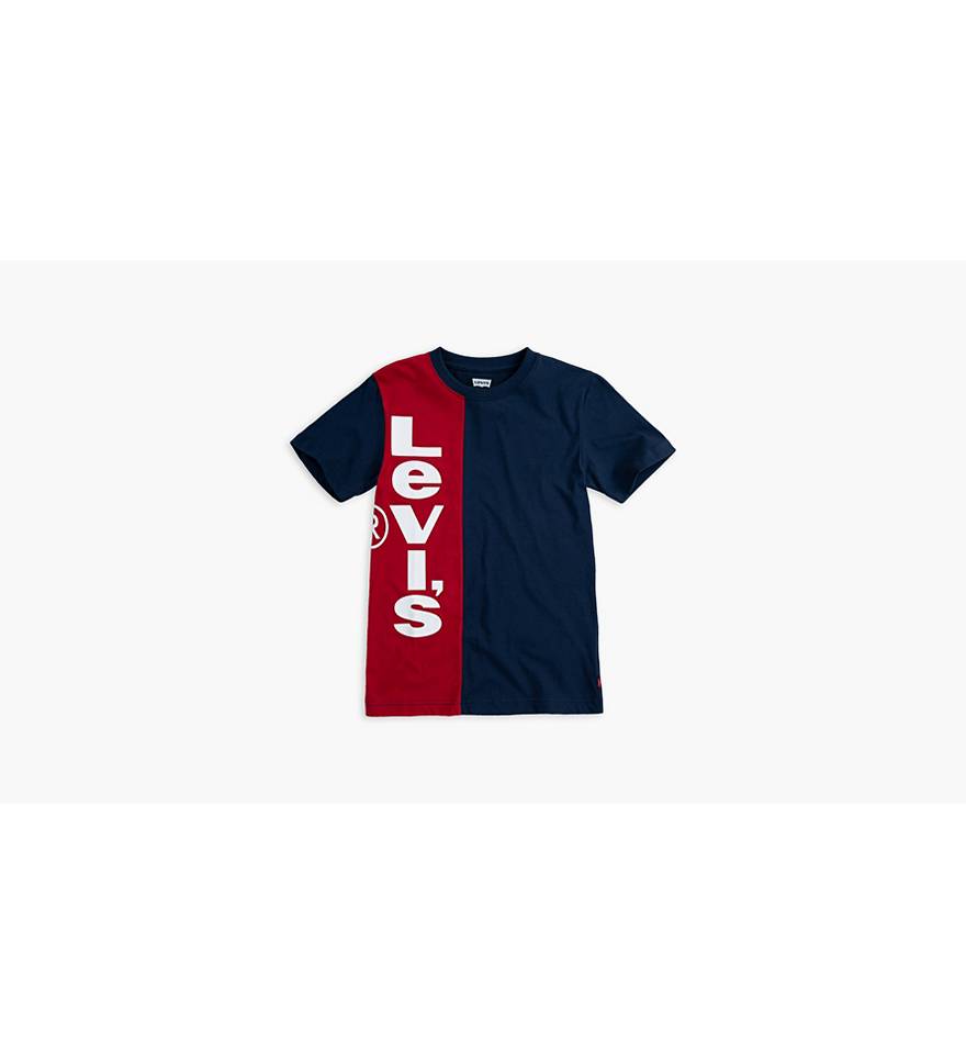 Big Boys Vertical Logo Tee Shirt - Blue | Levi's® US