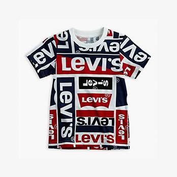Toddler Boys 2T-4T Allover Graphic Tee Shirt 1