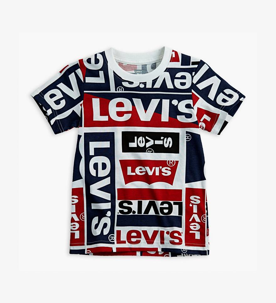 Toddler Boys 2T-4T Allover Graphic Tee Shirt 1