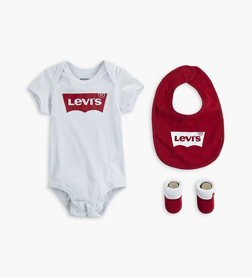 Baby Levi's® Logo Bodysuit Gift Set 1