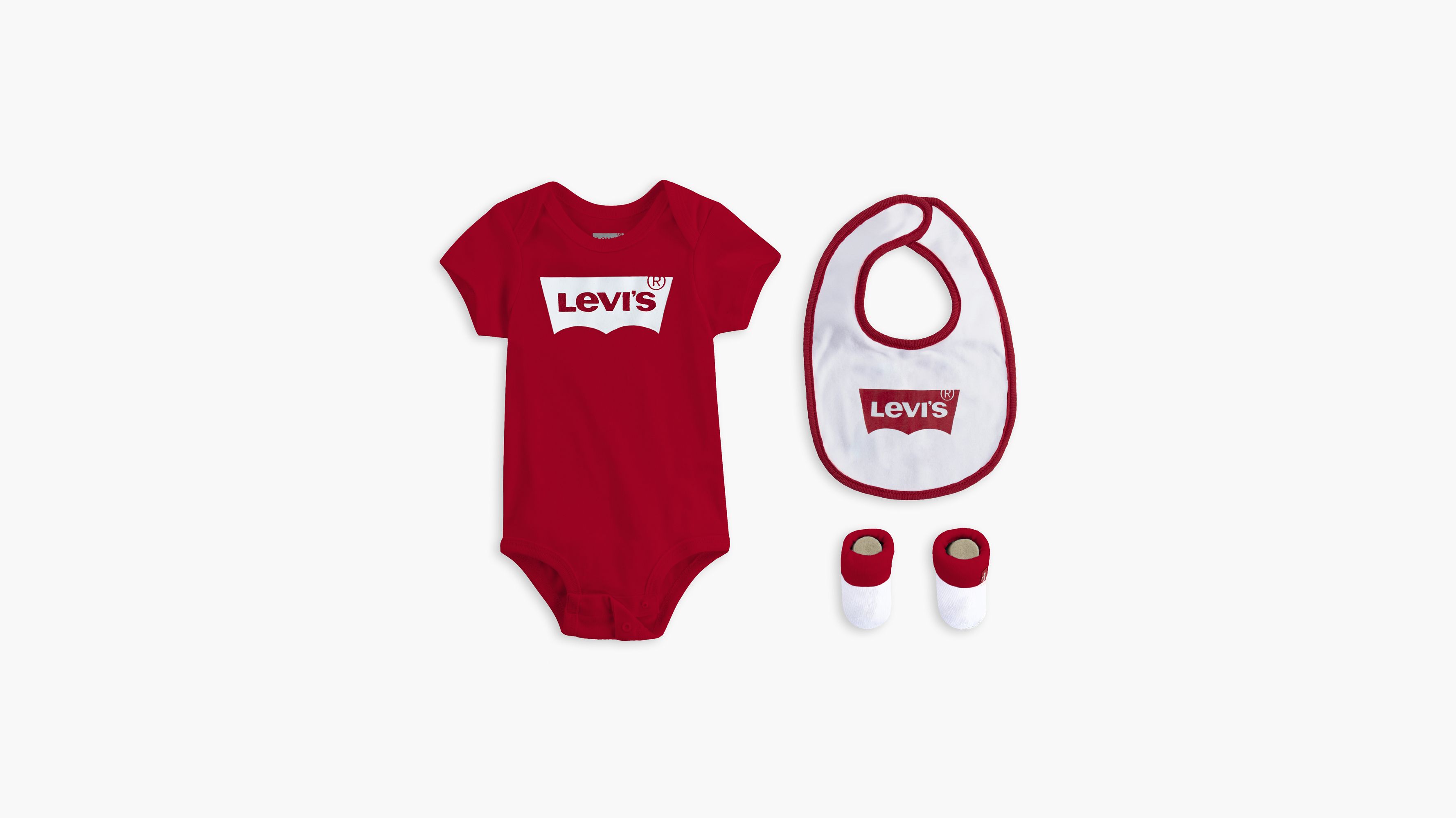 Baby Levi's® Logo Bodysuit Gift Set 