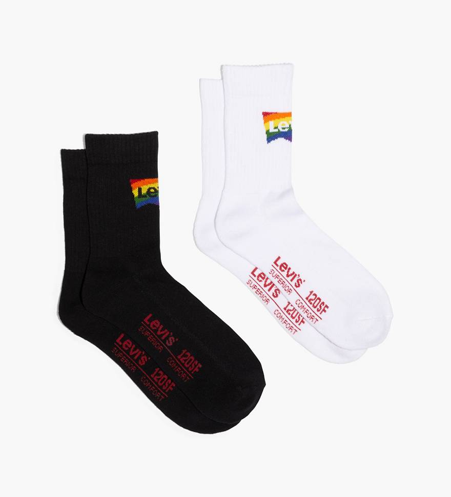 Levi's® Pride Short Cut 2-Pack Socks 1