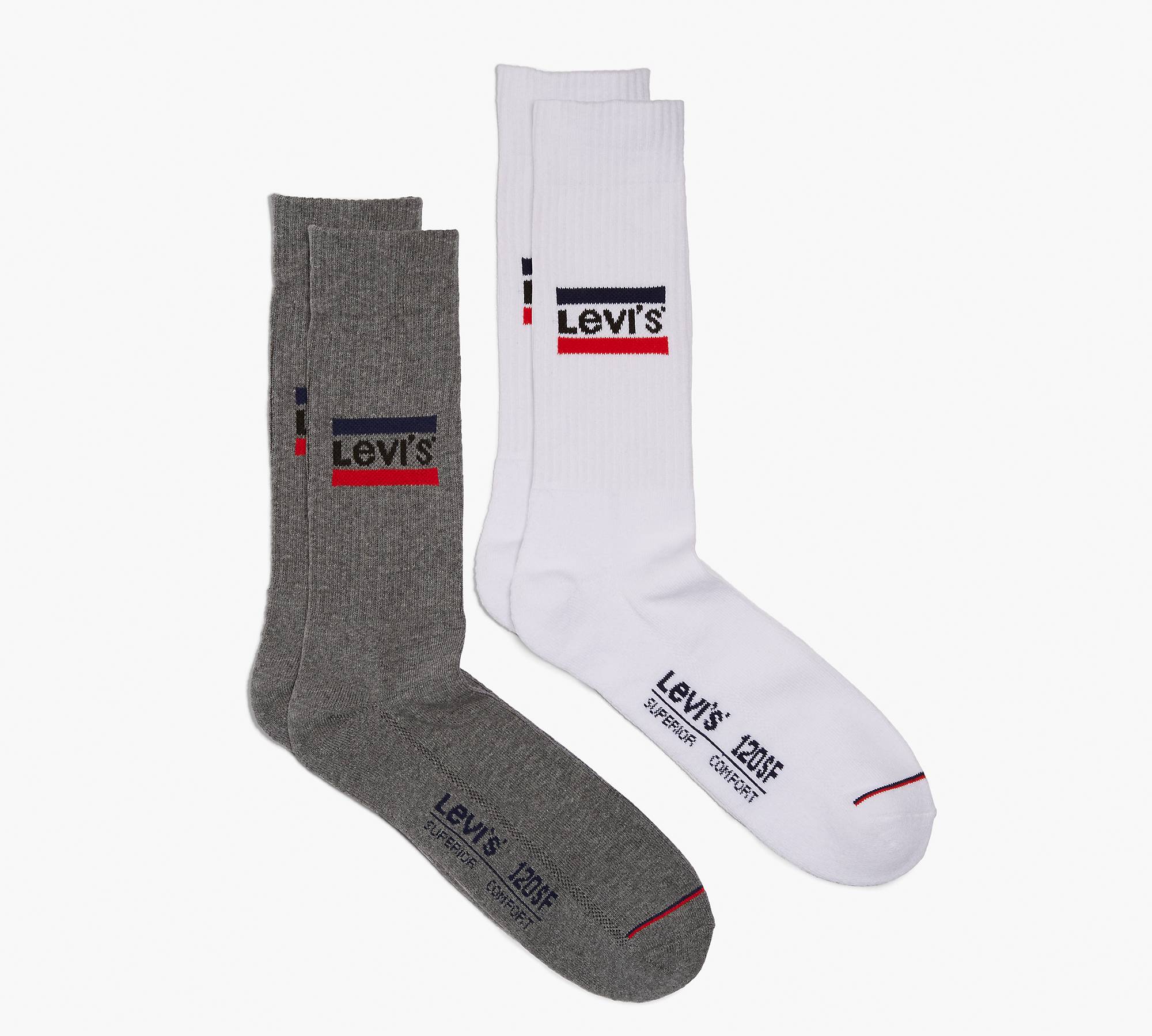 Levi’s® 2-Pack Logo Socks 1