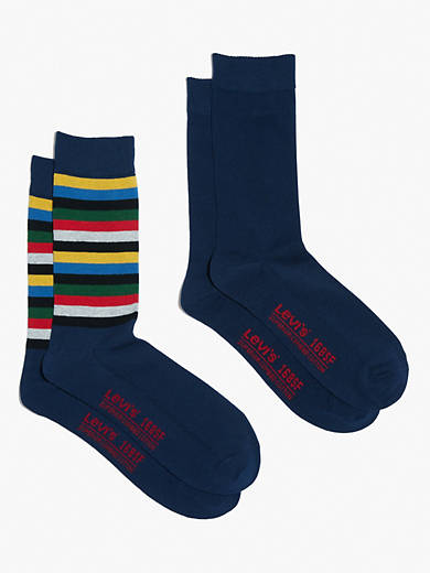 Levi's® Regular Cut Socks (2 Pack) - Red | Levi's® US