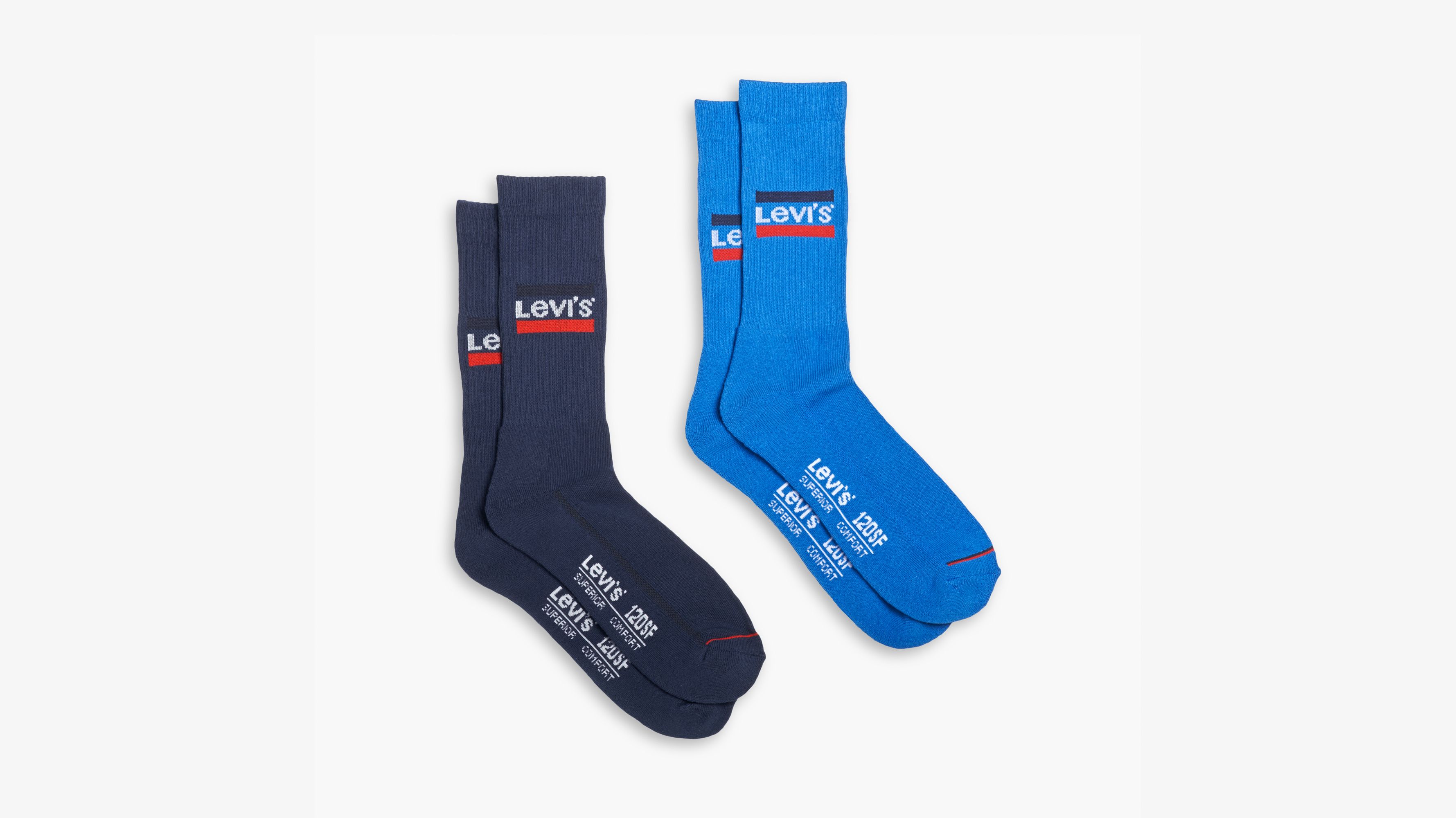 Levi's® 120 Series Regular Cut Socks (2 