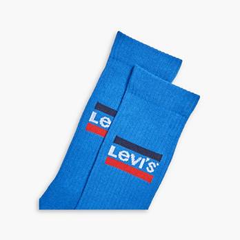 Levi's® 120 Series Regular Cut Socks (2 Pack) - Blue | Levi's® US