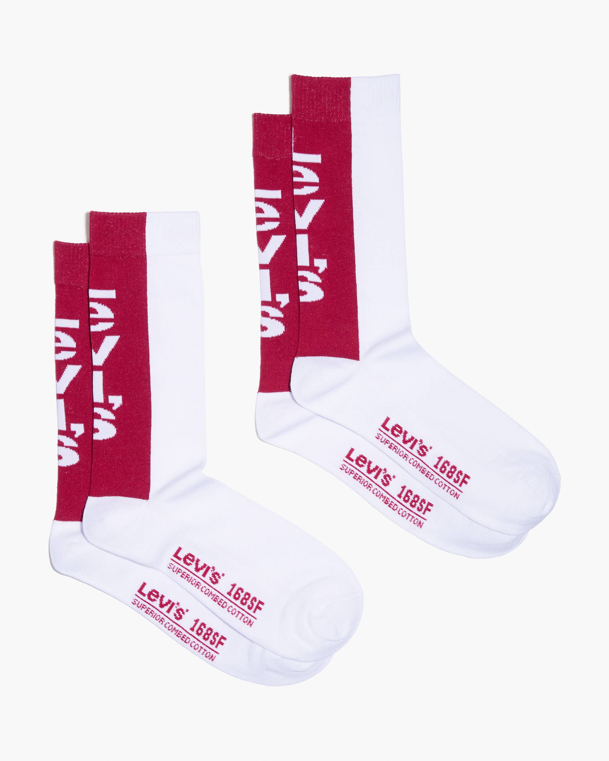 Levi's® 120 Series Regular Cut Socks (2 Pack) 1