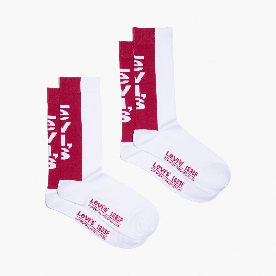 Levi's® 120 Series Regular Cut Socks (2 Pack) 1