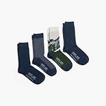 Levi's® Regular Cut Socks (4 Pack Gift Tin) 1