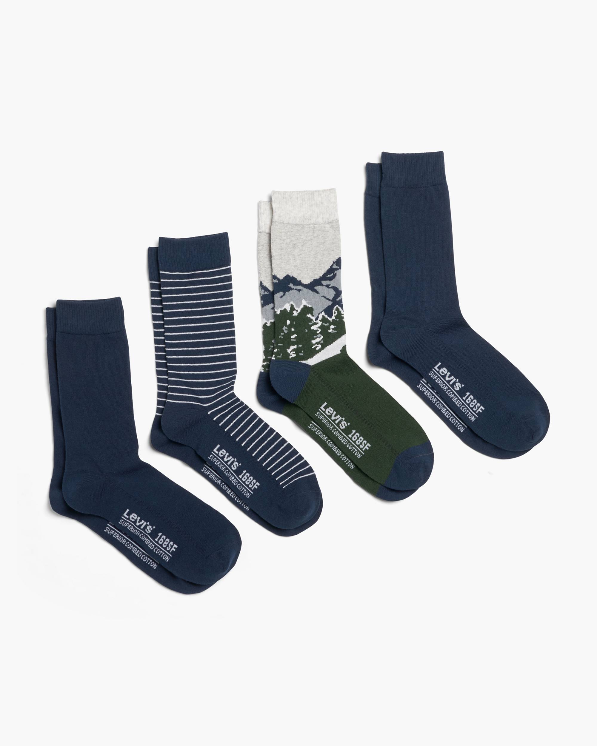 Levi's® Regular Cut Socks (4 Pack Gift Tin) 1