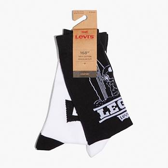Levi's® x Peanuts Regular Cut Socks (2 Pack) 5