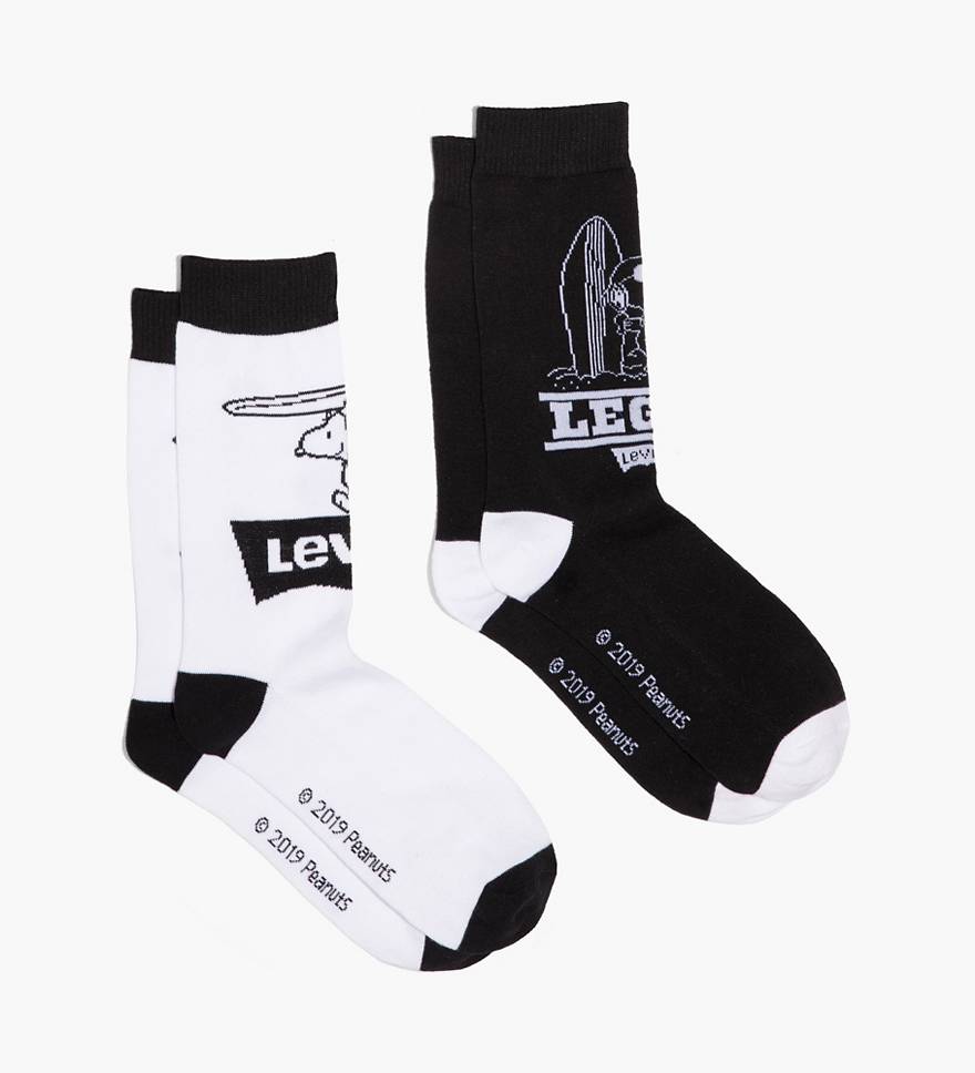 Levi's® x Peanuts Regular Cut Socks (2 Pack) 1