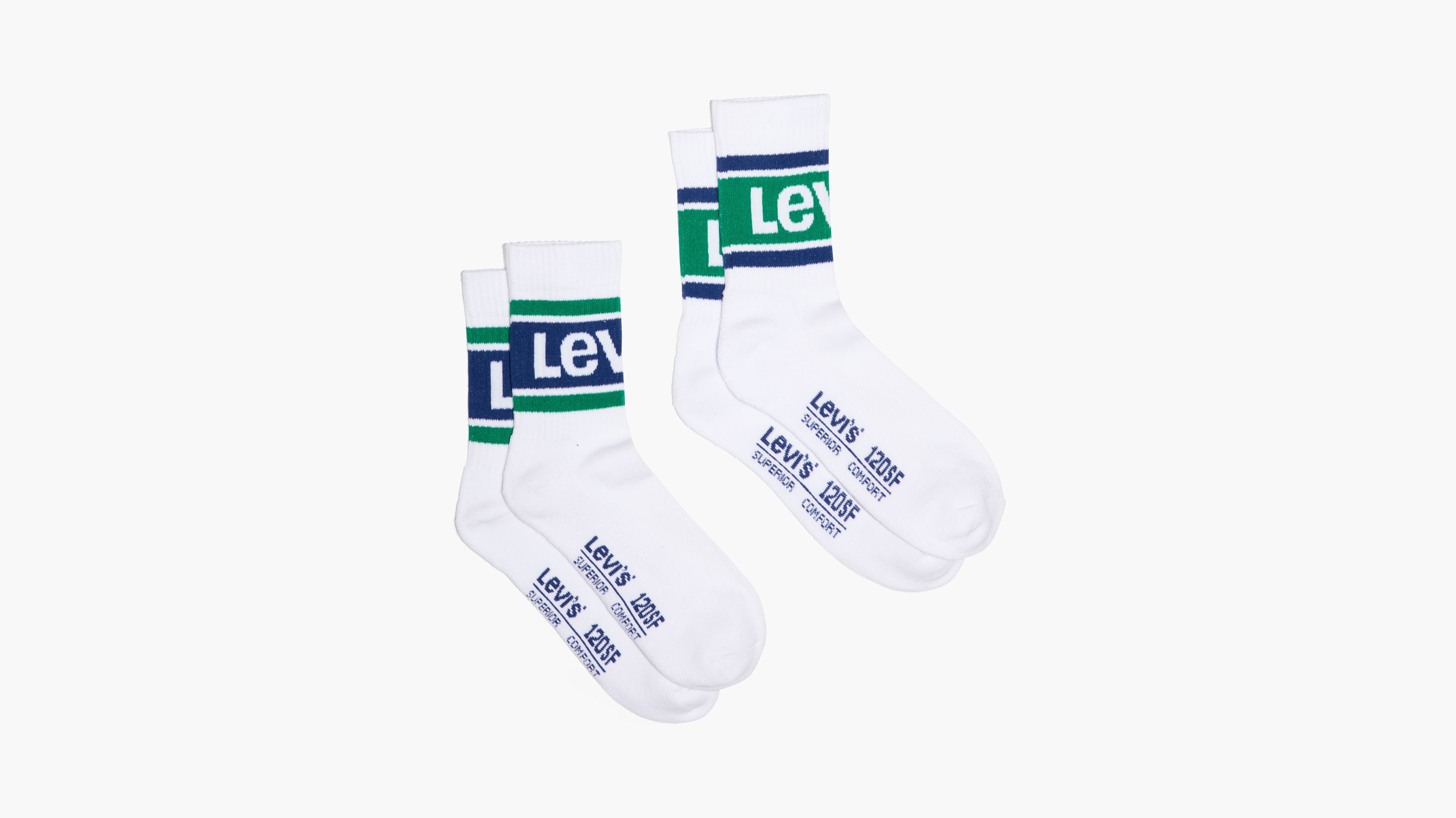 levis white socks