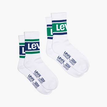 Levi's® Shorty Cut Socks (2 Pack) 1