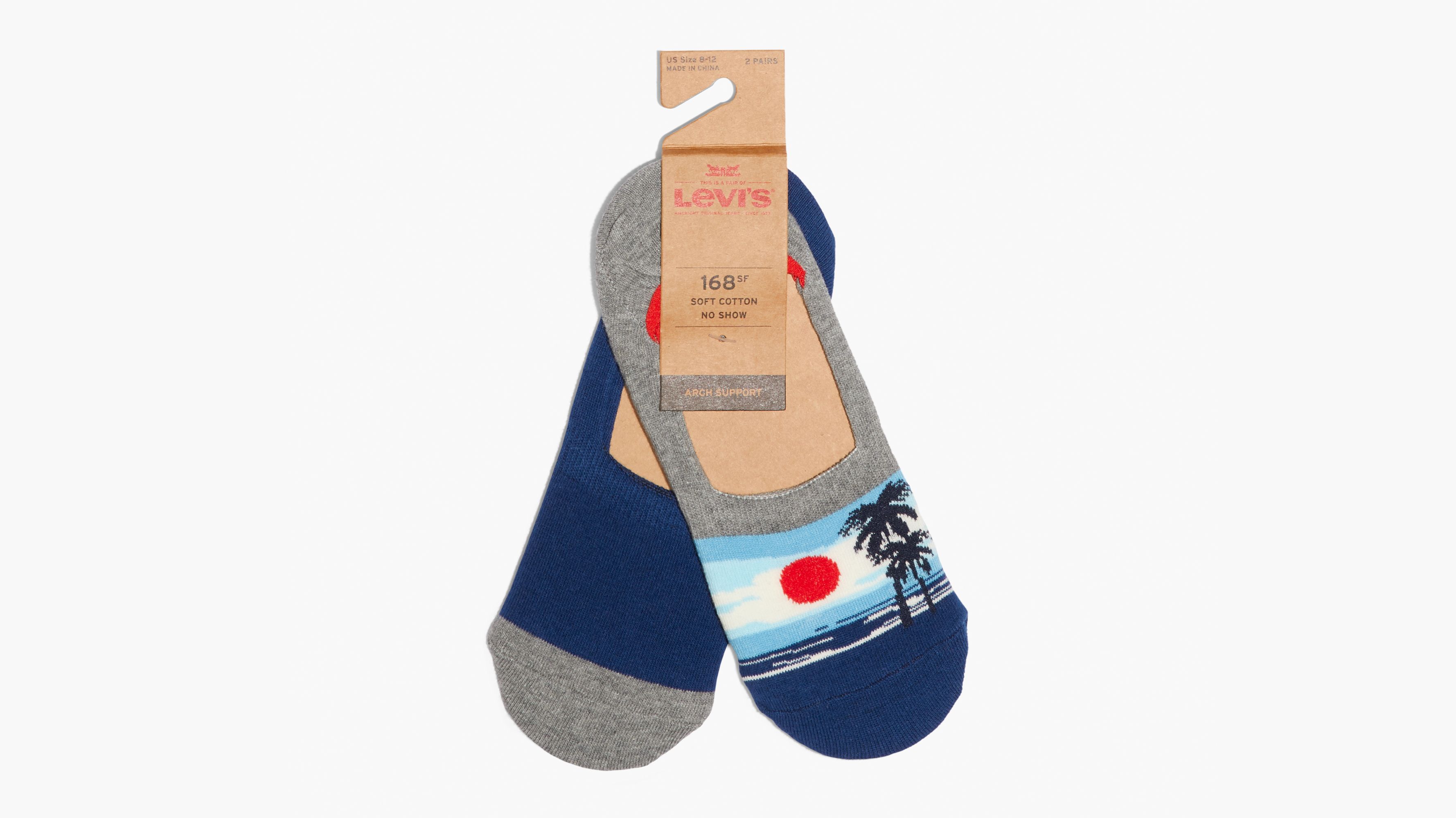 Levi's® Low Rise Socks (2 Pack) 4