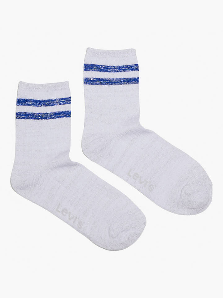 Short Lurex Socks - White | Levi's® US