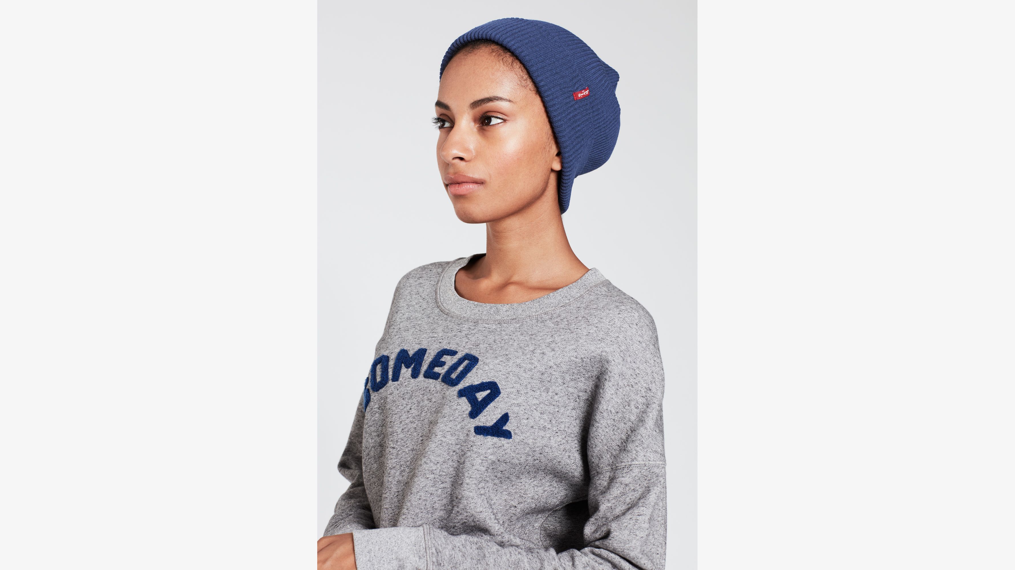 levi's ribbed beanie