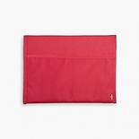 Oversized Red Tab Tech Pouch With Flap 2