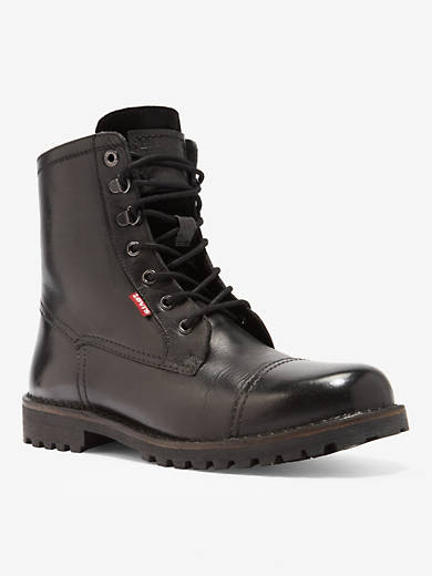 tray badge Stereotype Combat Boots - Black | Levi's® US