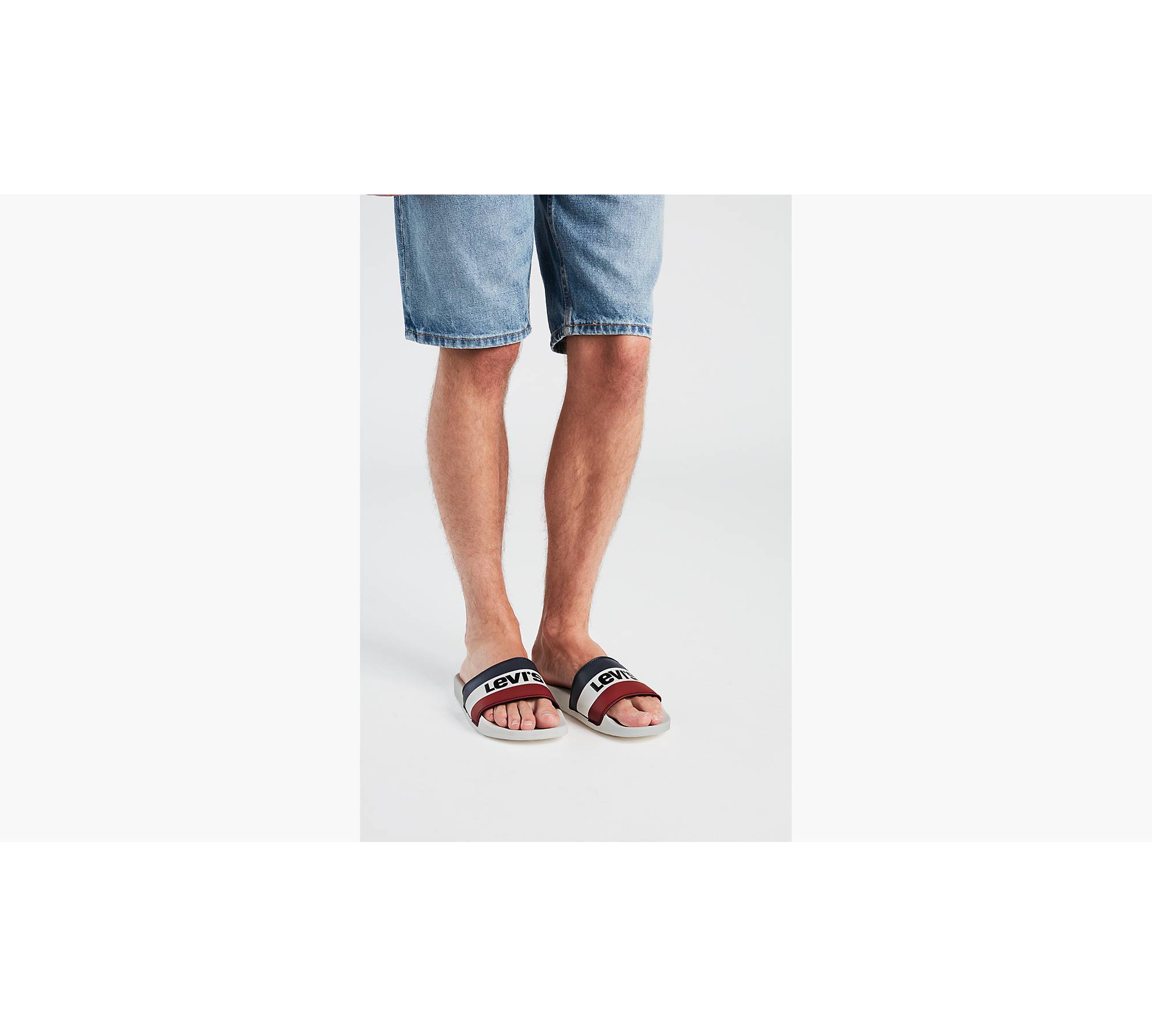 Slide Sandals - White | Levi's® US