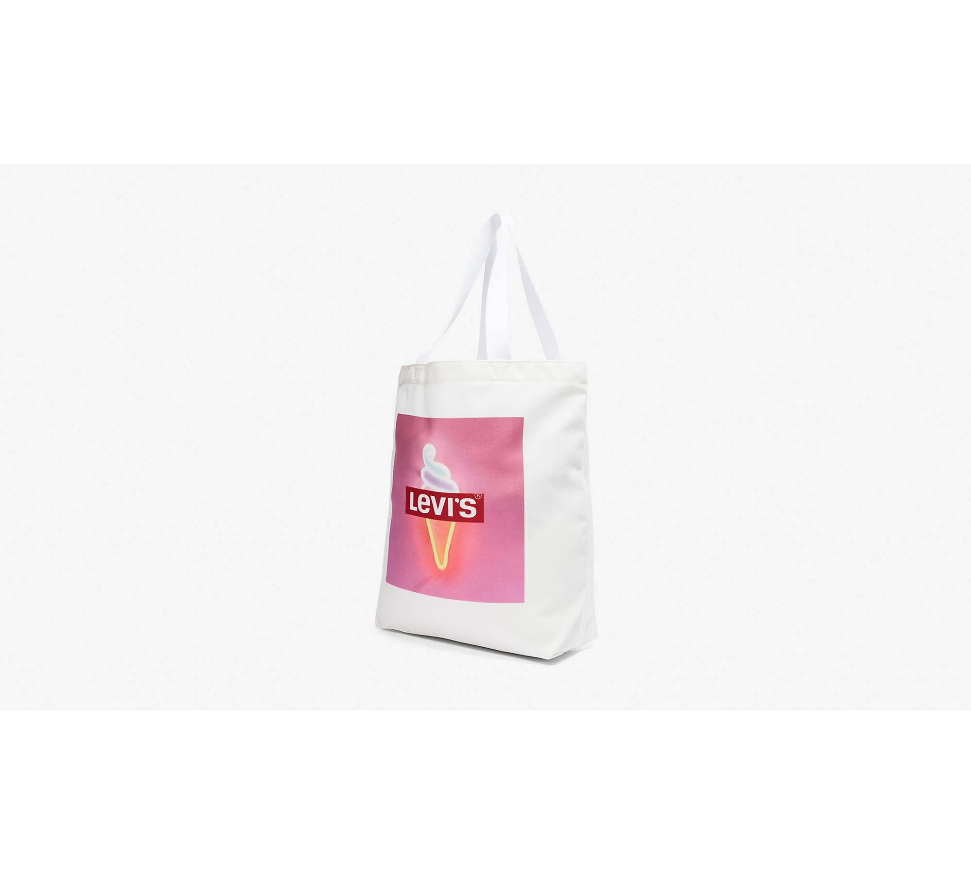Levi's® Everyday Ice Cream Tote Bag - White | Levi's® US
