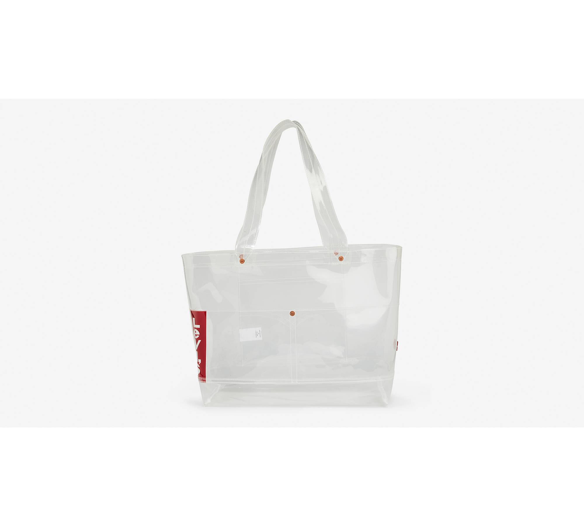 Levi's® Icon Carryall Clear Tote Bag - White | Levi's® US