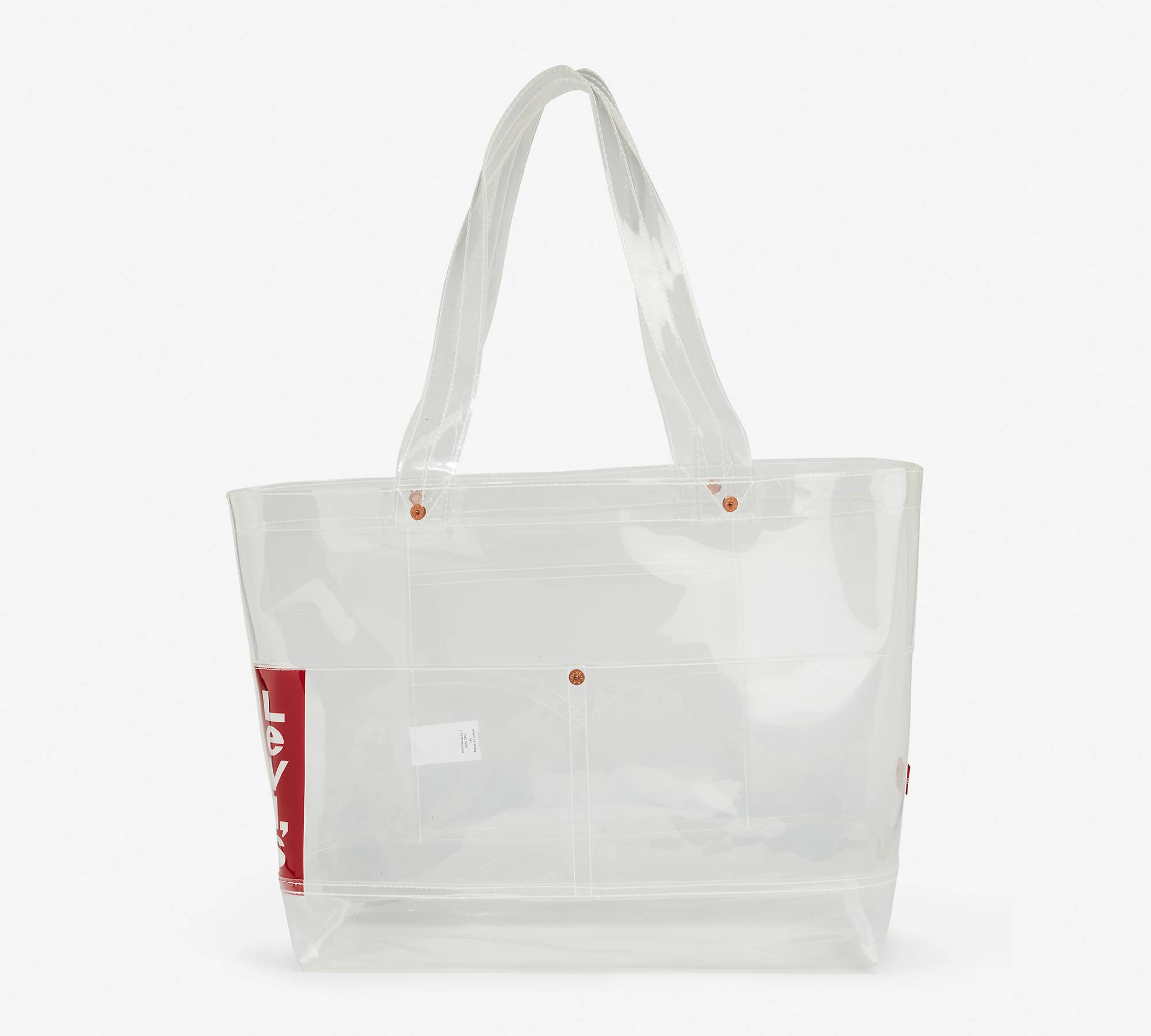 Levi's® Icon Carryall Clear Tote Bag - White | Levi's® US
