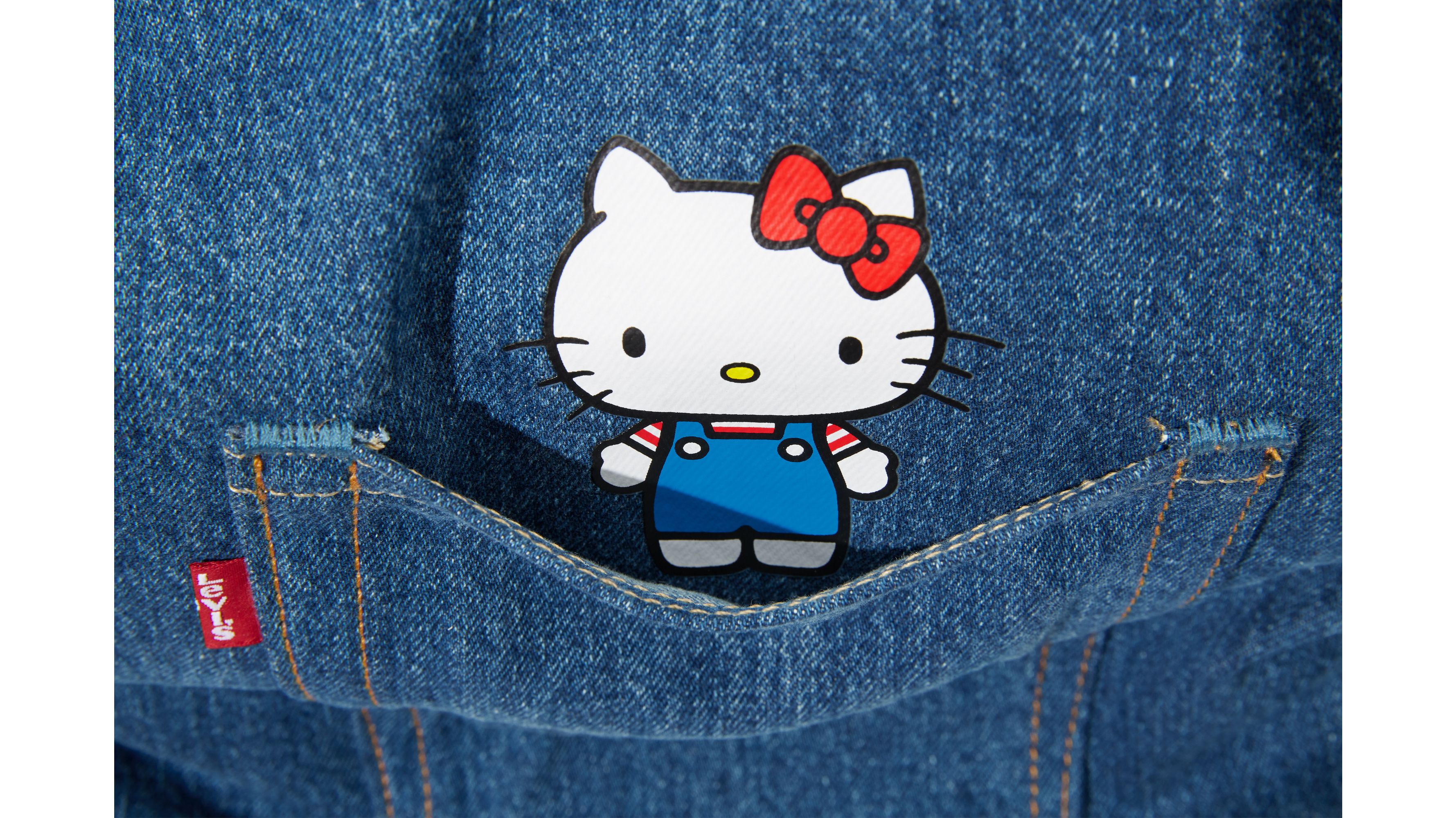 Levi's® X Hello Kitty Denim Pocket Tote Bag - Medium Wash | Levi's® US
