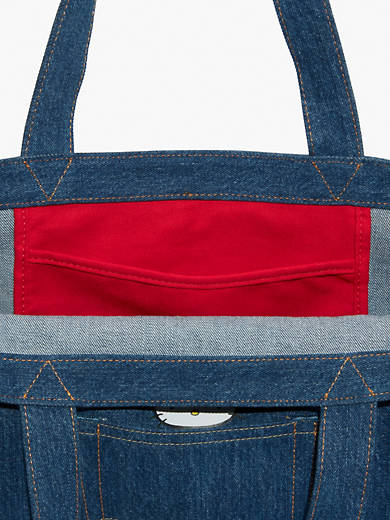 Levi's® X Hello Kitty Denim Pocket Tote Bag - Medium Wash | Levi's® US