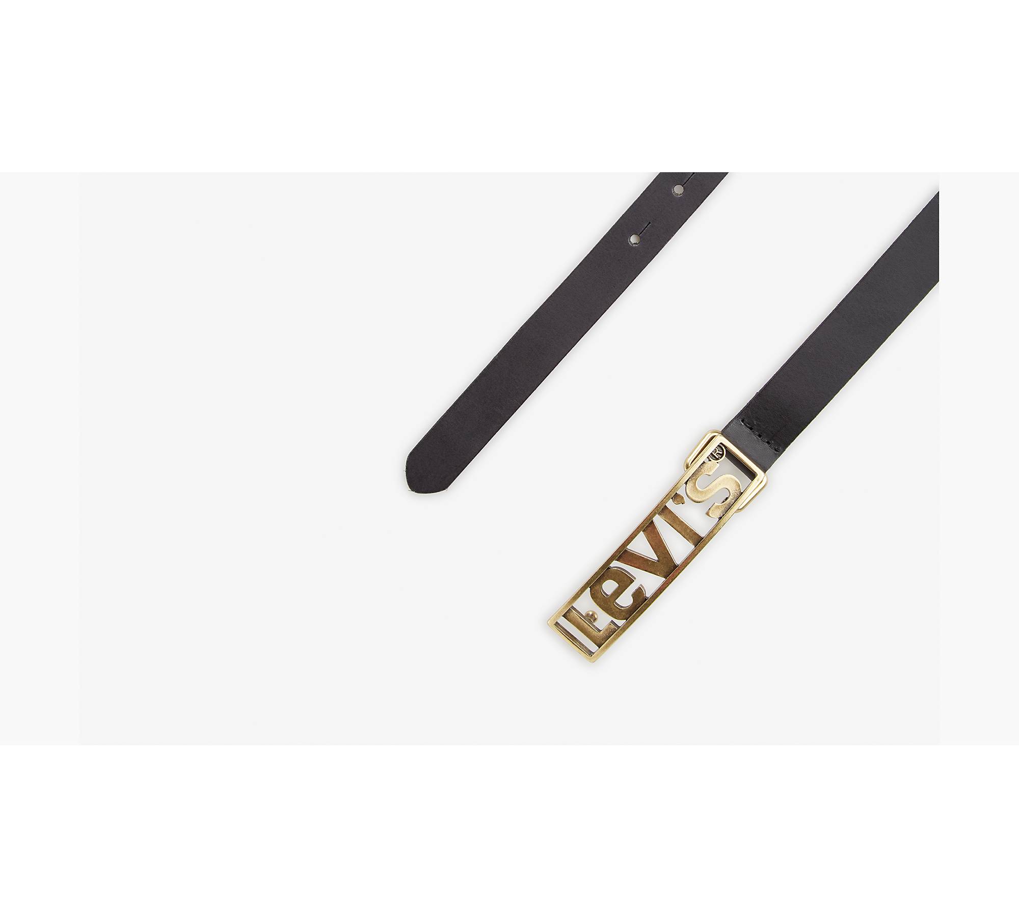Levi’s® Logo Plaque Belt - Black | Levi's® CA