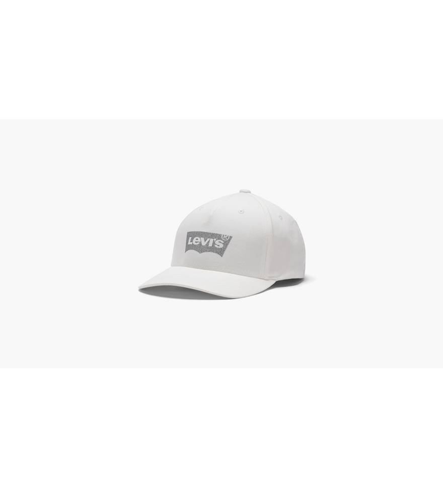 Levi’s® Logo Glitter Baseball Hat - White | Levi's® US