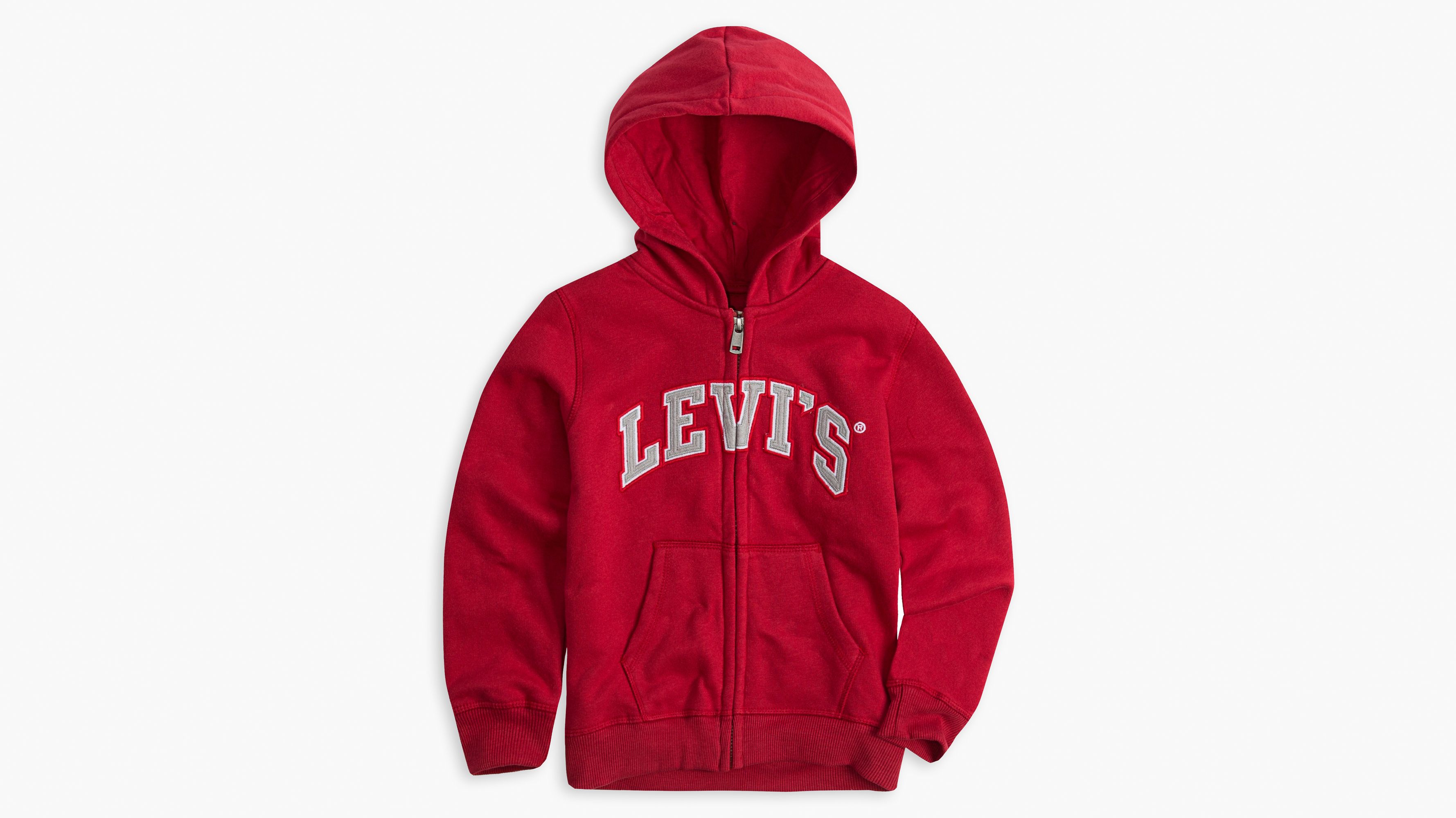 levis hoodie red